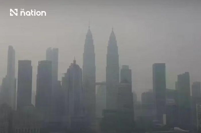 Khói mù bao phủ Thủ đô Kuala Lumpur