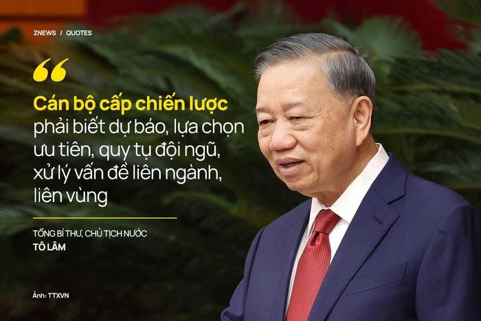  Cán bộ cấp chiến lược phải biết dự báo, lựa chọn ưu tiên, quy tụ đội ngũ, xử lý vấn đề liên ngành, liên vùng. Cán bộ cơ sở phải nắm chắc địa bàn, giải quyết công việc, phục vụ nhân dân. 