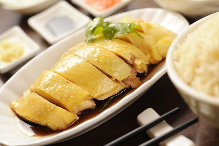  Cơm gà Hải Nam tại một nhà hàng Hong Kong (Trung Quốc). Ảnh: Warton Li/SCMP.