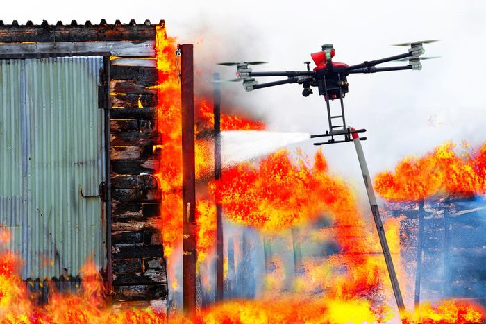 UAV Phòng cháy chữa cháy. Ảnh: CT UAV.