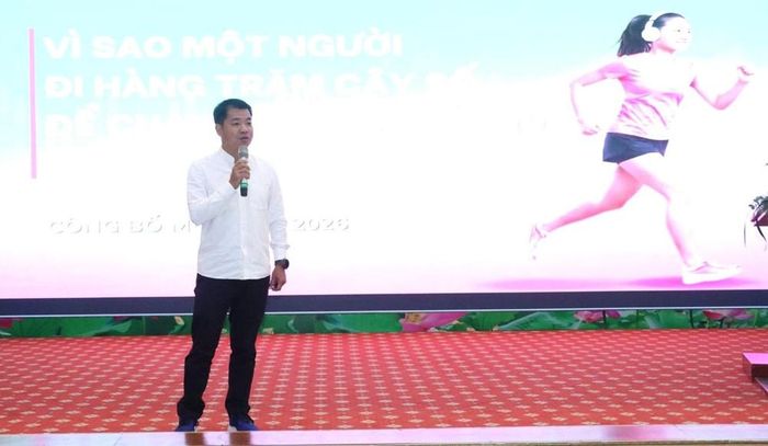Ông Nguyễn Tử Anh, Giám đốc Nexus Sport Events, đơn vị tổ chức sự kiện, thông tin về giải chạy năm nay