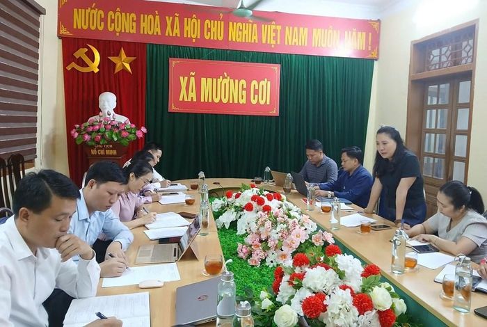 Đoàn công tác Sở VHTTDL tỉnh Sơn La làm việc với xã Mường Cơi về khảo sát các điểm có tiềm năng phát triển du lịch trên địa bàn