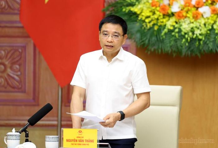 Phó Thủ tướng Nguyễn Văn Thắng yêu cầu các bộ, cơ quan, địa phương điều hành giá các hàng hóa dịch vụ do nhà nước định giá theo lộ trình phù hợp, đánh giá kỹ tác động lên chỉ số CPI - Ảnh chinhphu.vn/Đức Tuân