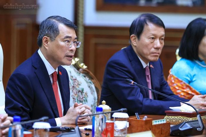Thủ tướng Lê Minh Hưng khẳng định Việt Nam luôn trân trọng tình cảm và sự ủng hộ quý báu của Lãnh đạo và nhân dân Campuchia- Ảnh: chinhphu.vn/Nhật Bắc