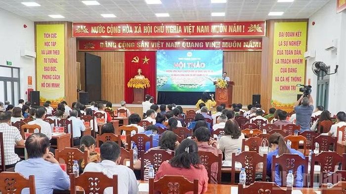 Quang cảnh hội thảo. (Ảnh: QV)