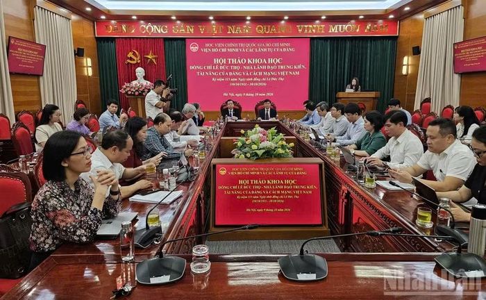 Quang cảnh hội thảo. (Ảnh: ĐẶNG HIẾU)