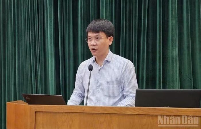 Đại biểu tham luận tại hội thảo. (Ảnh: ĐẶNG HIẾU)