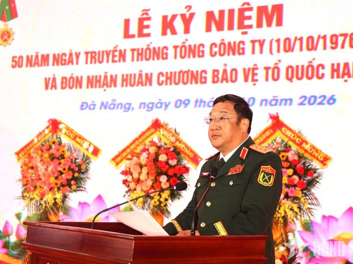 Thượng tướng Phạm Hoài Nam phát biểu chỉ đạo tại buổi lễ.
