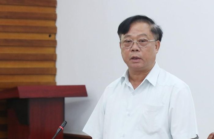  Phó Cục trưởng Cục Du lịch quốc gia Việt Nam Phạm Văn Thủy thông tin tại họp báo. Ảnh: THU HÀ 