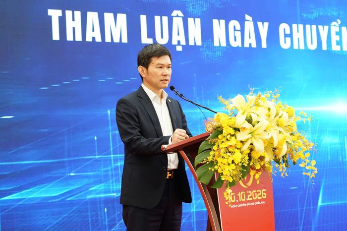  Phó Giám đốc Sở KH-CN Hà Nội Nguyễn Anh Tuấn phát biểu tại sự kiện. Ảnh: TRẦN BÌNH 