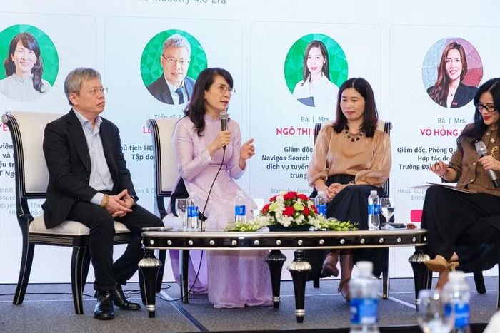 TS Nguyễn Thị Thu Anh chia sẻ tại tọa đàm.