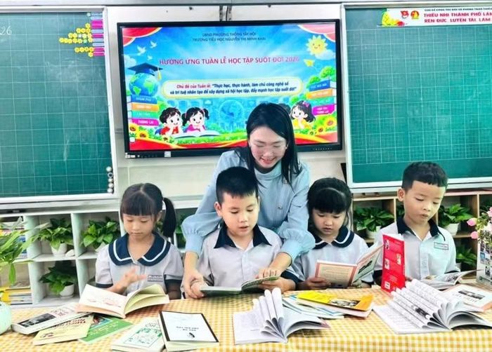 Trường Tiểu học Nguyễn Thị Minh Khai tổ chức phát động Tuần lễ hưởng ứng học tập suốt đời năm 2026.