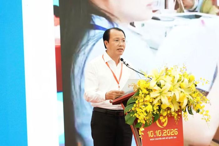 Ông Ngô Hồng Khang, Chủ tịch UBND phường Bình Phước, thành phố Đồng Nai phát biểu tại sự kiện - Ảnh: KHCN.