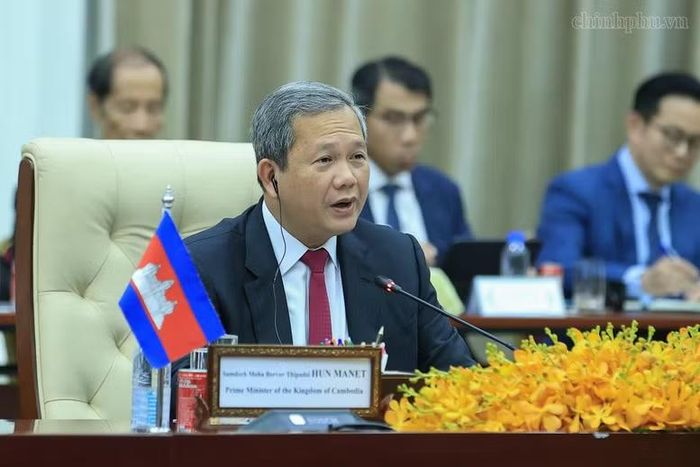 Thủ tướng Hun Manet đánh giá cao những thành tựu của Việt Nam - Ảnh: CP