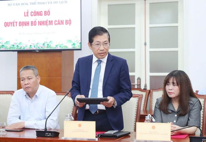  Ông Lưu Đình Phúc - Cục trưởng Cục Báo chí - giữ chức Cục trưởng Cục Xuất bản và Thư viện. Ảnh: Bộ VHTTDL. 