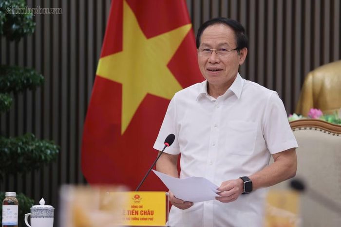 Phó Thủ tướng Lê Tiến Châu phát biểu. (Ảnh: VGP)