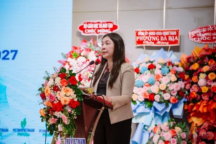 TS Nguyễn Thị Thu Thủy nhấn mạnh định hướng phát triển giáo dục đại học gắn với chuyển dịch năng lượng và đổi mới sáng tạo.