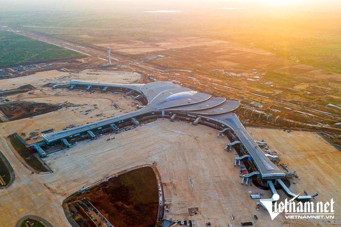 Sân bay Long Thành nhìn từ trên cao. Ảnh: Nguyễn Huế