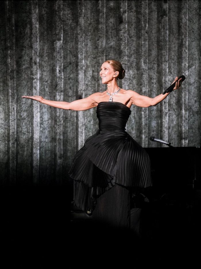 Celine Dion xúc động trước tình cảm của người hâm mộ: Ảnh Inès Ziouane
