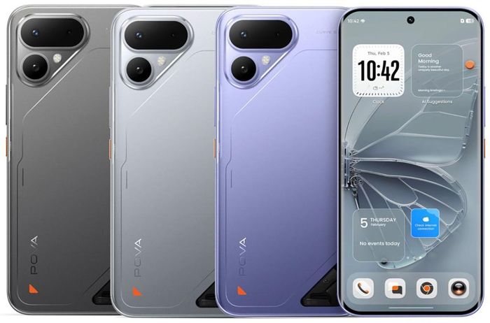 Tecno Pova Curve 2 5G có pin 8.000 mAh.