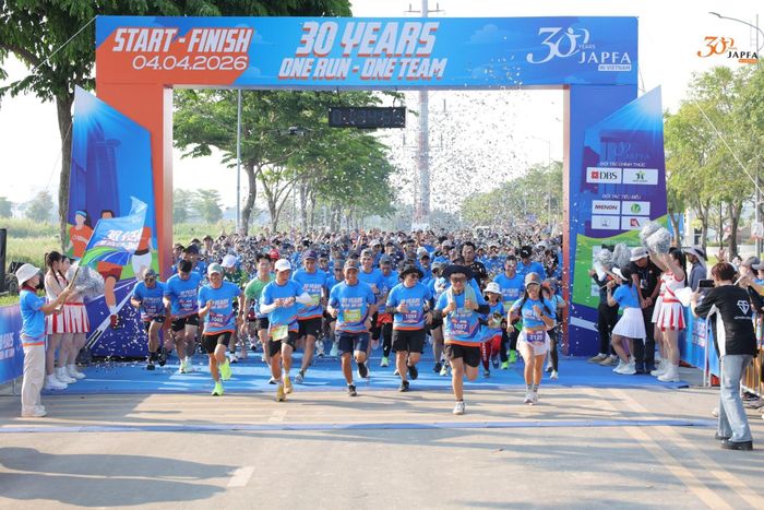 Giải chạy “30 Years: One Run - One Team” kỷ niệm 30 năm Japfa tại Việt Nam nhằm lan tỏa tinh thần gắn kết đội ngũ nhân sự.