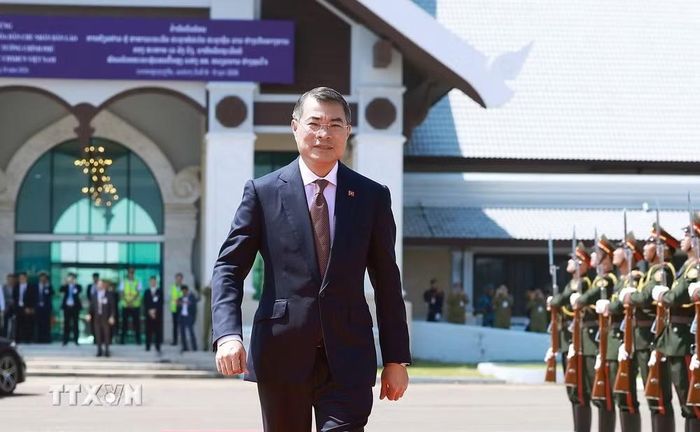 Thủ tướng Lê Minh Hưng kết thúc chuyến thăm chính thức Cộng hòa Dân chủ Nhân dân Lào. (Ảnh: Dương Giang/TTXVN)