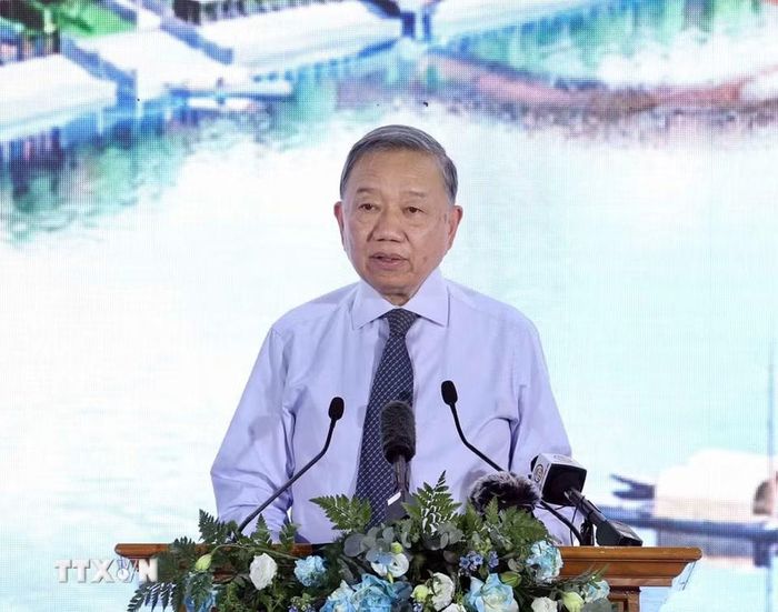 Tổng Bí thư, Chủ tịch nước Tô Lâm phát biểu chỉ đạo. (Ảnh: Thống Nhất/TTXVN)