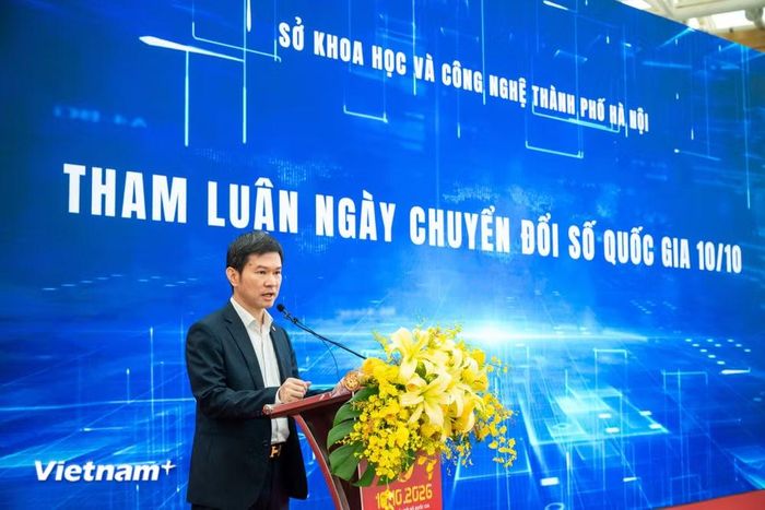 Ông Nguyễn Anh Tuấn, Phó Giám đốc Sở Khoa học và Công nghệ Hà Nội. (Ảnh: Minh Sơn/Vietnam+)