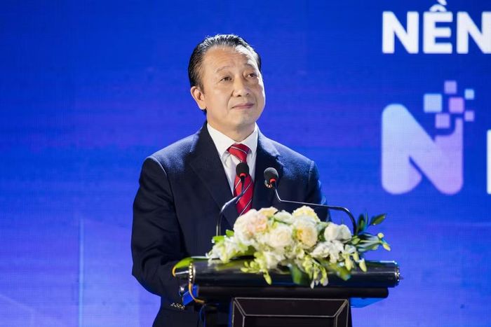 Ông Nguyễn Quang Vinh khẳng định VCCI sẵn sàng tiếp tục đồng hành, kết nối các sáng kiến có giá trị với cộng đồng doanh nghiệp. (Ảnh: Vietnam+)