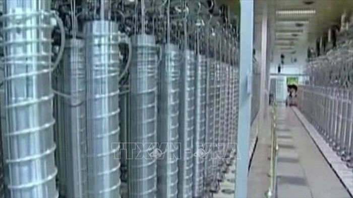 Bên trong cơ sở hạt nhân Natanz của Iran. Ảnh minh họa: IRNA/TTXVN