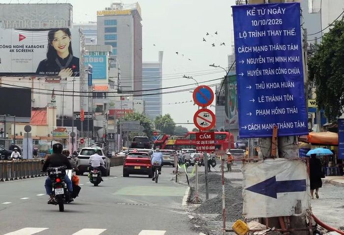 Lộ trình hướng dẫn các phương tiện lưu thông.