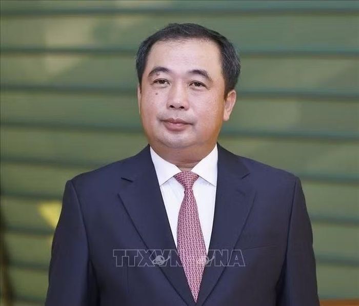 Đồng chí Trần Đức Thắng, Ủy viên Bộ Chính trị, Bí thư Thành ủy, Trưởng Đoàn đại biểu Quốc hội thành phố Hà Nội. Ảnh: Doãn Tấn/TTXVN