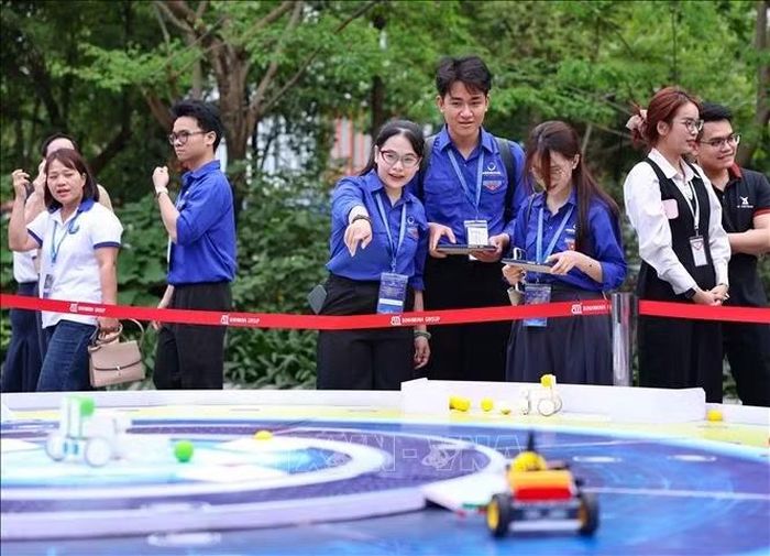 Cuộc thi Nghiên cứu khoa học, kỹ thuật cấp quốc gia dành cho học sinh THCS, THPT năm học 2025 - 2026. Ảnh tư liệu: Thanh Tùng/TTXVN
