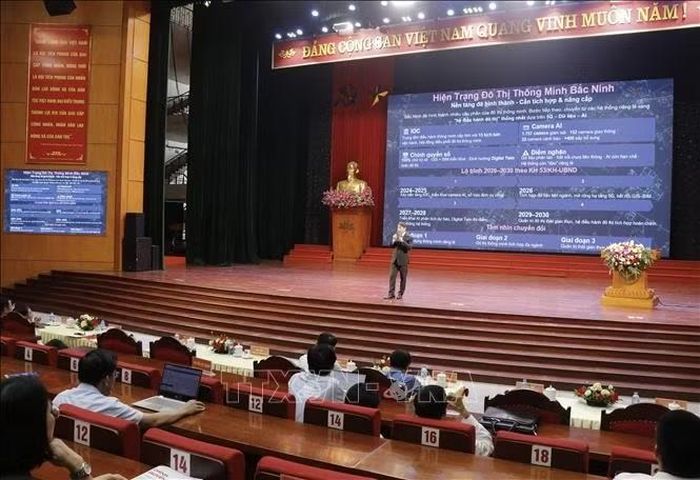 Đại biểu tham luận tại Hội thảo. Ảnh: Thanh Thương/TTXVN