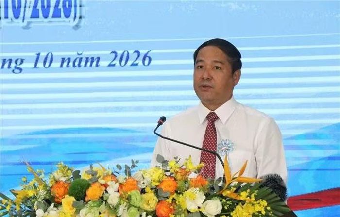 Ông Y Nhuân Byă, Phó Chủ tịch UBND tỉnh Đắk Lắk phát biểu tại chương trình.
