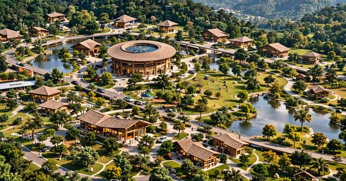 Phối cảnh dự án đầu tư xây dựng Công viên Safari Ba Vì với tổng đầu tư hơn 6.500 tỷ đồng (Ảnh: Chủ đầu tư).
