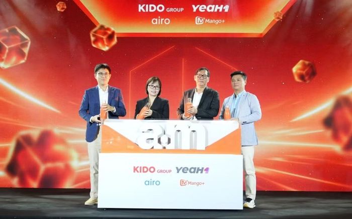 KIDO bắt tay với Yeah1 thông qua việc thành lập Công ty A&M để sản xuất dự án truyền hình. Ảnh: KIDO.