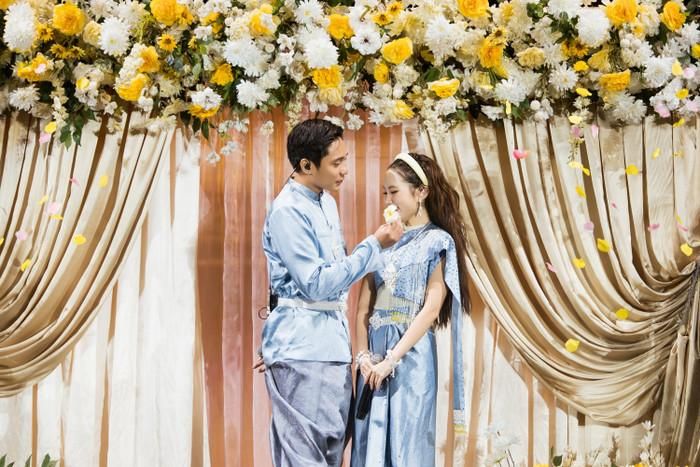 Phương Mỹ Chi và Bảo Định dành cho nhau nhiều lời ngọt ngào sau "đám cưới".