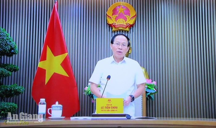 Phó Thủ tướng Chính phủ Lê Tiến Châu kết luận cuộc họp.