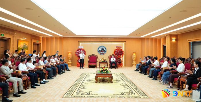 Quang cảnh buổi gặp mặt. Ảnh: VINH ANH