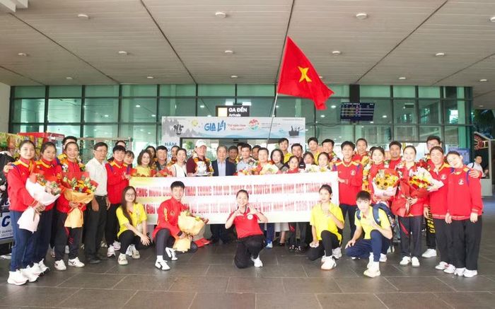 Với 10 VĐV tham gia tranh tài và giành 10 HCV, đoàn Gia Lai đã tạo dấu ấn nổi bật tại Giải vô địch trẻ và vô địch thế giới võ cổ truyền Việt Nam - Italia 2026. Ảnh: H.V