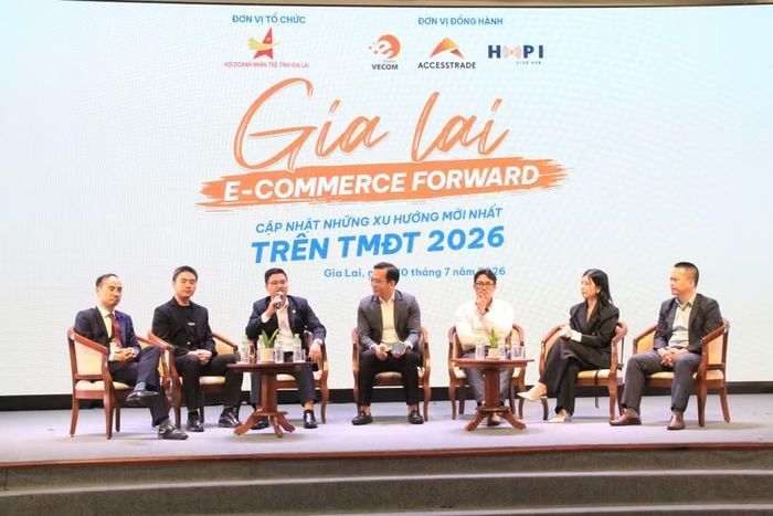  Chương trình Gia Lai E-Commerce Forward 2026 với chủ đề “Cập nhật những xu hướng mới nhất trên thương mại điện tử từ năm 2026” do Hội tổ chức mang lại nhiều điều bổ ích cho hội viên. Ảnh: Hoàng Hoài 