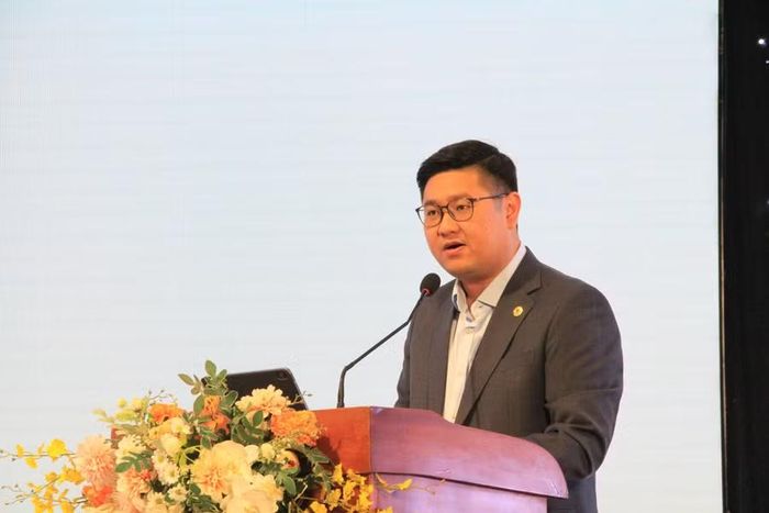  Ông Vũ Hồng Quân - Phó Chủ tịch Hội Doanh nhân trẻ Việt Nam, Chủ tịch Hội Doanh nhân trẻ tỉnh Gia Lai. Ảnh: Hoàng Hoài 