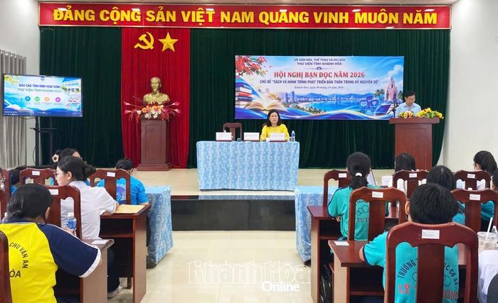 Quang cảnh hội nghị bạn đọc năm 2026.