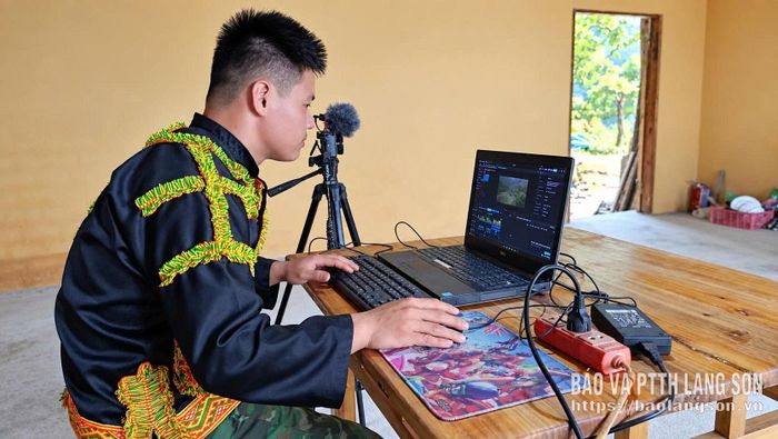Thanh niên xã Mẫu Sơn sáng tạo nội dung số