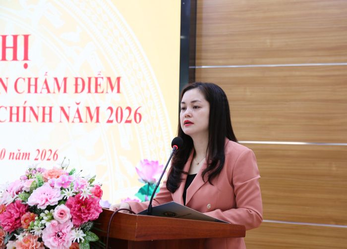 Lãnh đạo Sở Nội vụ phát biểu khai mạc hội nghị