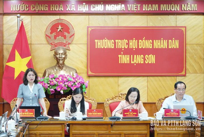 Lãnh đạo Ủy ban MTTQ Việt Nam tỉnh phát biểu ý kiến tại cuộc họp