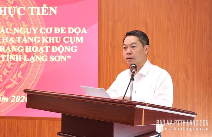 Đồng chí Đoàn Thanh Sơn, Phó Chủ tịch UBND tỉnh phát biểu chỉ đạo tại hội thảo