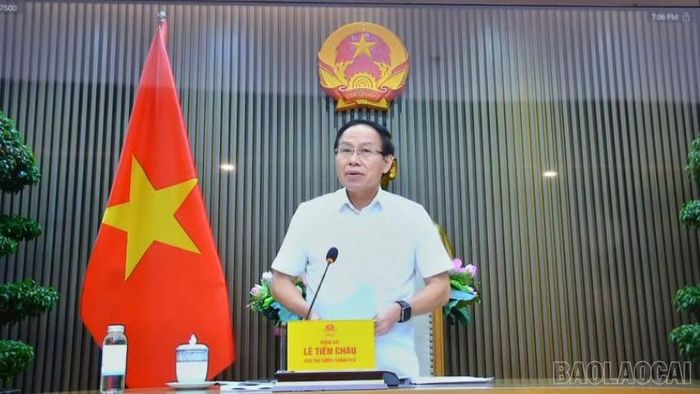 Phó Thủ tướng Chính phủ Lê Tiến Châu phát biểu kết luận hội nghị.