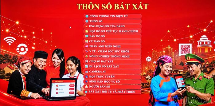 Ứng dụng “Thôn số Bát Xát” tích hợp nhiều tiện ích phục vụ nhu cầu của người dân.